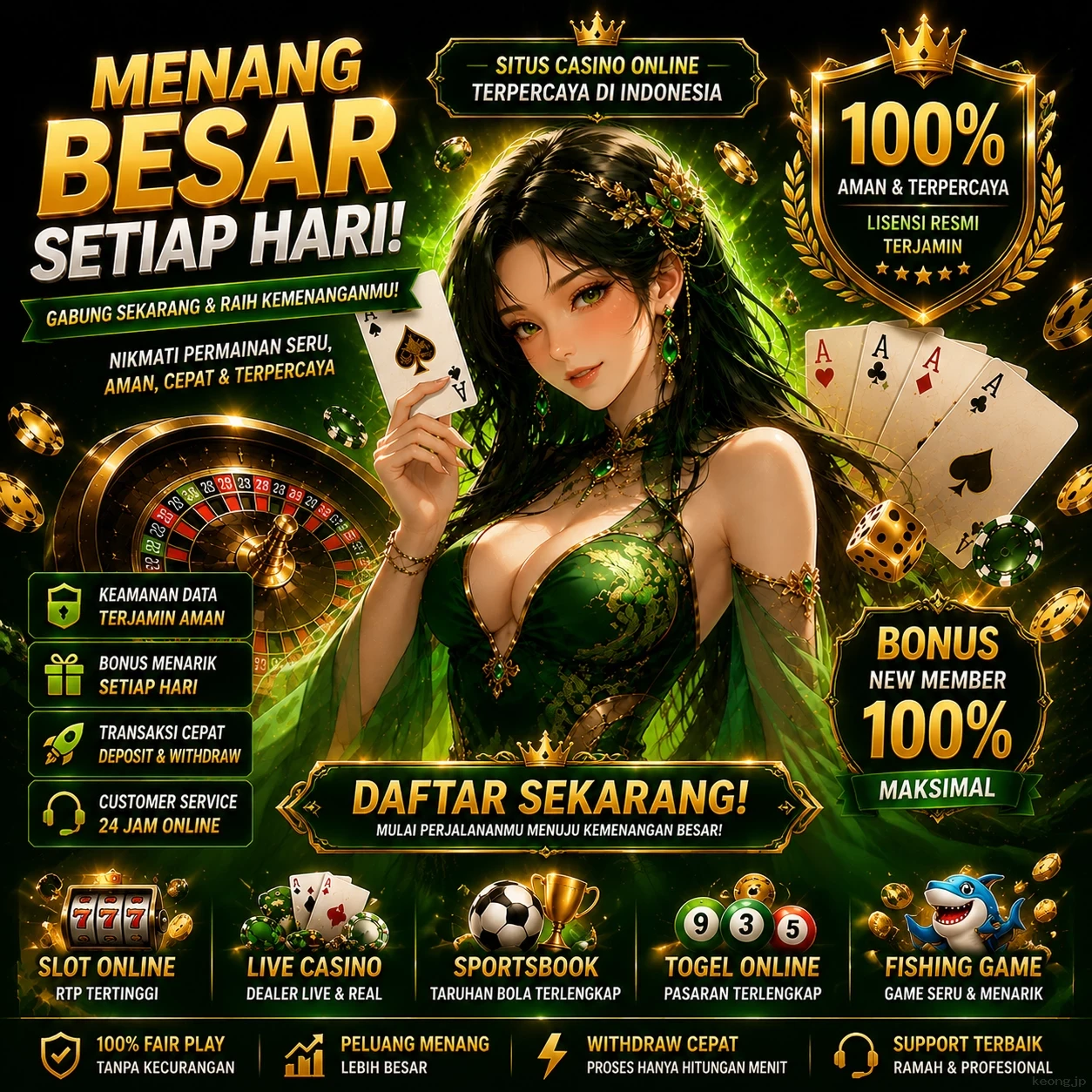 Keamanan dan Keandalan Situs keongjp di Dunia APK